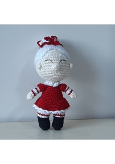 Amigurumi Örgü Oyuncak Yılbaşı Noel Anne