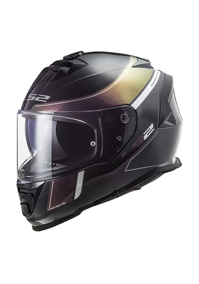 Ls2 Storm 2 Velvet Mat Siyah-gökkuşağı Kask Mat Sıyah-gökkuşağı