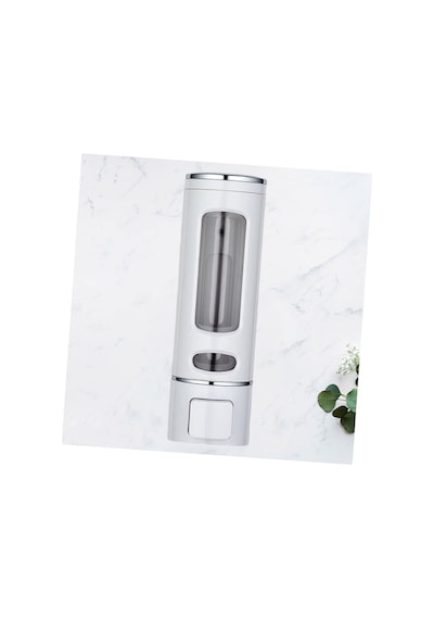 Mainshop 2 Adet Sıvı Sabunluk 400 Ml Duvara Monte Duş Sabun Şampuan Dispenseri Mutfak Banyo Sabunluğu Beyaz