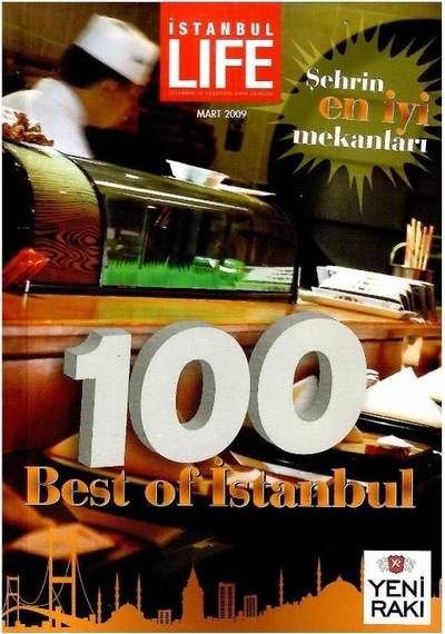 İstanbul Life Mart 2009 - 100 Best Of İstanbul - Şehrin En İyi Mekanları Cep Kitabı