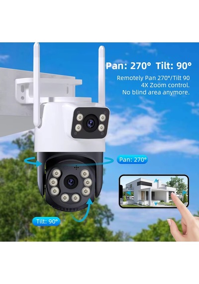 Wifi Speed Çift Kamera 2mp+2mp Uzaktan Izleme