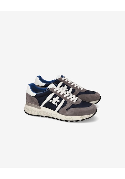 Premiata Erkek Sneaker Lander 7203 - Lacivert - Gri