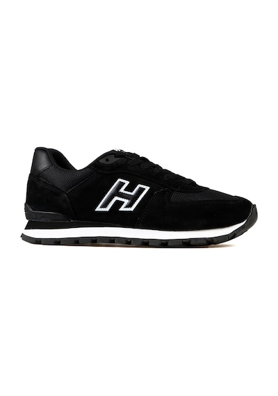 Hammer Jack Peru  M Büyük Numara Hakiki Deri Erkek Sneakers Siyah