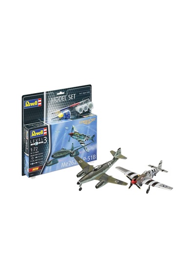 Revell Maket Seti Combat Set Me262-p-51b 63711