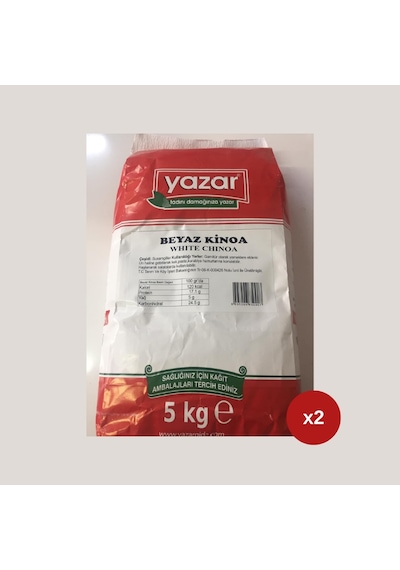 Yazar Kinoa 5 Kg X 2 Paket