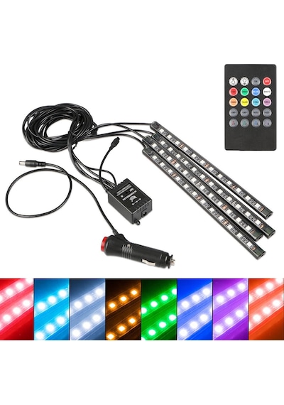 Araç İçi 524544900 Aydınlatma Kumandalı Ayakaltı Led Şerit