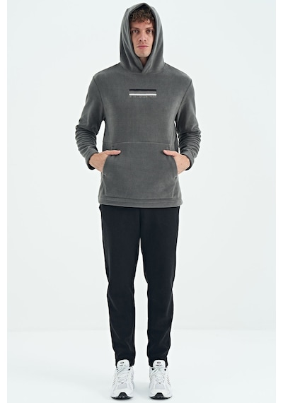 Air Jones Tommy Life Hern Koyu Gri Erkek Polar Sweatshirt - 88301 Koyu Gri