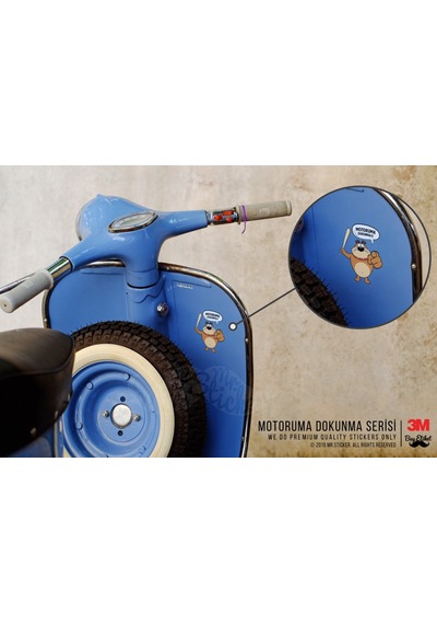 Wrn33 Motoruma Dokunma Kizgin Kopek Sticker