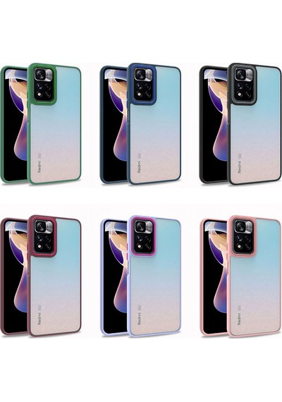 Xiaomi Poco M4 Pro 5g Kılıf Zore Flora Kapak Yeşil