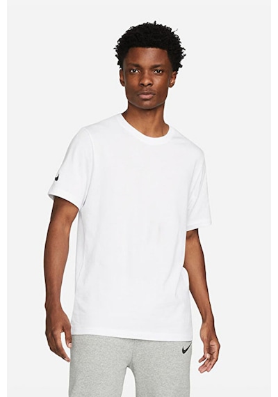 Nike Park20 Erkek Futbol Tişörtü Cz0881-010  Pamuk Beyaz