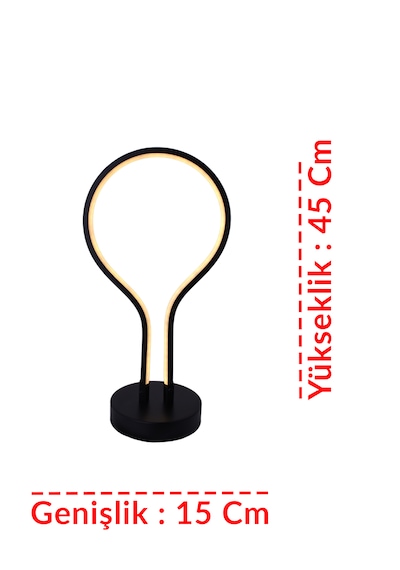 Umut Model Masa Lambası 3 Renk Modern Led Aydınlatma, Çalışma Ve Toplantı Masaları İçin Şık Tasarım 1