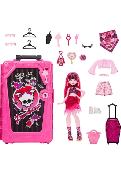 Monster High Gizemli Arkadaşlar Tatil Bebeği Draculaura Jdr50