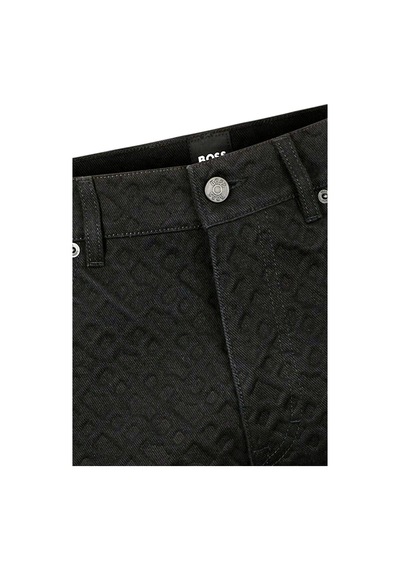 Boss London1 Erkek Black Jeans Siyah Siyah
