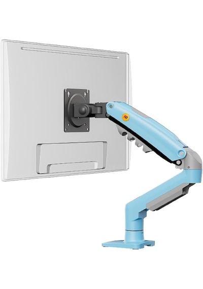 North Bayou Nb F80 17"-30" Amortisörlü 2-9 Kg Monitör Standı Yeni Versiyon Gulf Blue Mavi