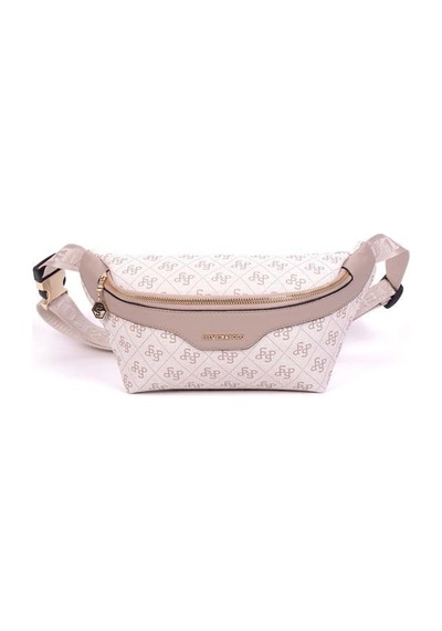 Silver Polo Sp1192 Kadın Bel Çantası Monogram Bej-kum