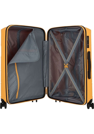 American Tourister Summer Splash 3'lü Valiz Seti, Tsa Kilitli, 4 Tekerlekli Sarı