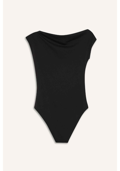 Defacto Tek Omuzlu Çıtçıtlı Body G1843ax25aubk81 Siyah