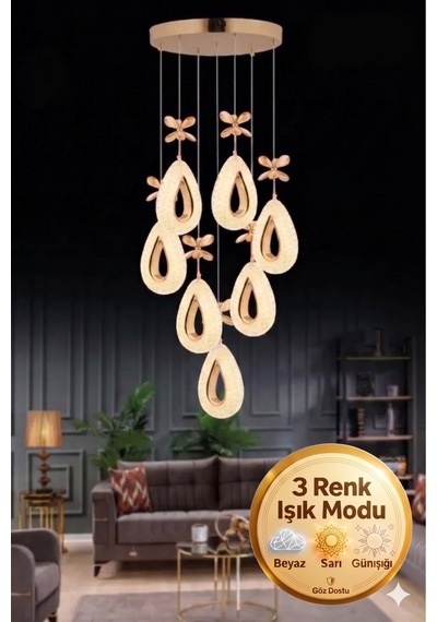 Lalin Gold 7li Avize