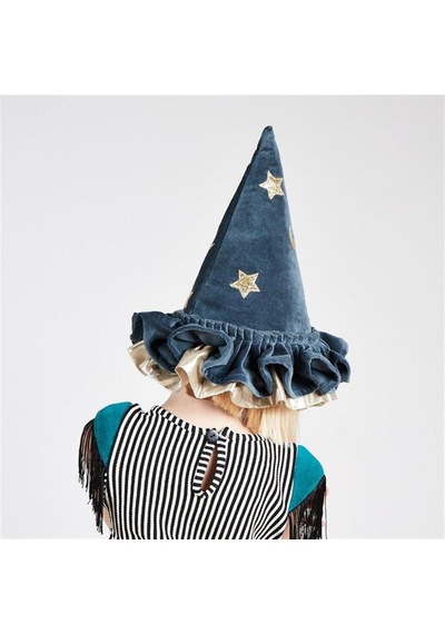 Meri Meri - Pointed Blue Hat - Mavi Cadı Şapkası 0 - 99