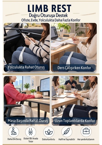 Lımb Rest Postür Düzeltici Dik Oturma Aparatı Duruş Düzeltici Diz Aparatı S