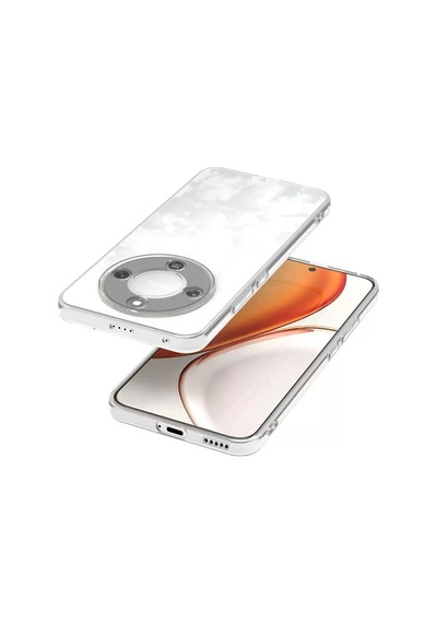 Honor Magic 8 Lite 5g Kılıf İnce Ve Esnek Şeffaf Süper Silikon