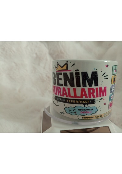 Özel Tasarım Motto Fincan6 Beyaz