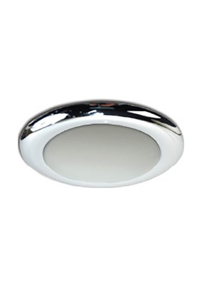 Tavan Lambası Ufo Slim ABS Gövdeli Kromaj Küçük Mavi 12V