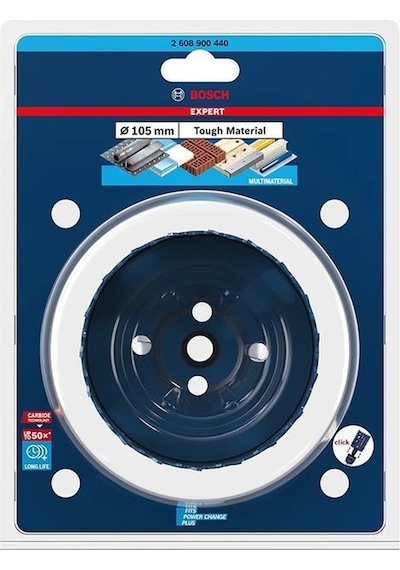 Bosch 105 Mm Expert Sert Malzemeler İçin Panç 2608900440