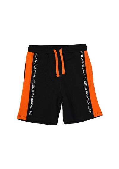 United Colors Of Benetton Erkek Çocuk Siyah Şort Bnt-b21358 Siyah