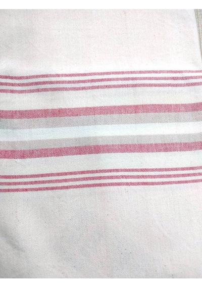 Mandaş Pamuklu El Dokuma Peştemal (80X200) - Krem Pembee