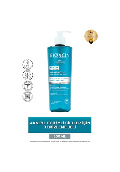 Bioxcin Acnium Sebum  Yüz Yıkama Jeli 500 ml