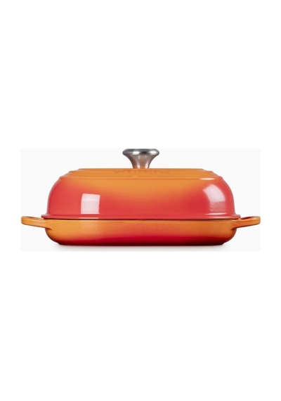 Le Creuset Oval Dökme Demir Ekmek Pişirme Tavası Turuncu