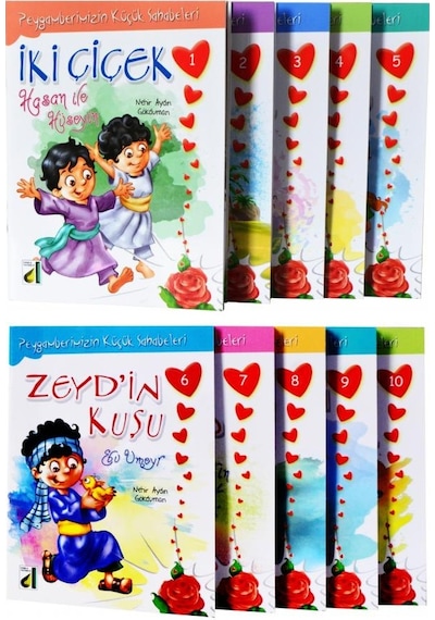 Peygamberimizin Küçük Sahabeleri  - 10 Kitap Takım  - Nehir Aydın Gökduman  - Damla Yayınevi