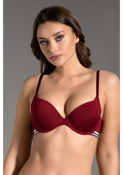 Newbra Penye Push-up Sütyen - Bordo