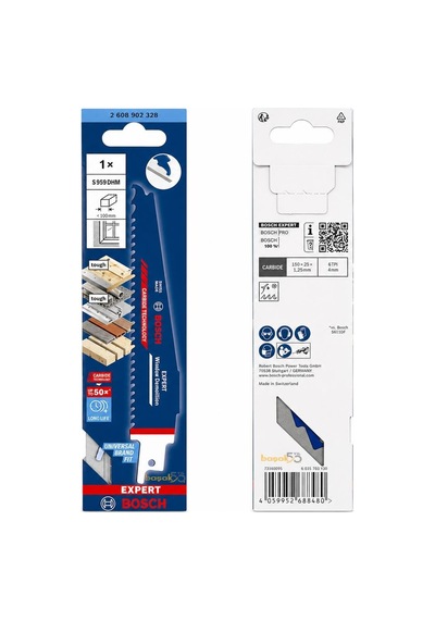 Bosch Expert S 959 Dhm Pencere Sökümü İçin Panter Testere 1'li 2608902328