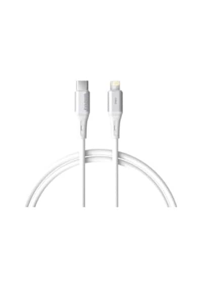 Type C-lightning 27watt Pd Hızlı Şarj Kablosu Beyaz/gümüş Metal 100 Cm