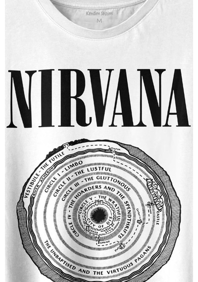 Nirvana Bleach Albüms Rock Music Circle Plak Baskılı Tişört Unisex T-shirt 001 Nirvana Bleach Albüms Rock Music Circle Plak Baskılı Tişört Unisex T-shirt 001