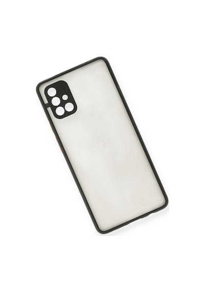 Samsung Galaxy  Uyumlu,  A71 Kılıf Montreal Silikon Kapak - Siyah
