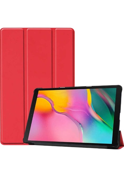 Huawei Uyumlu T5 10 Inc Tablet Kılıf Standlı Smart 1-1 Arkası Şeffaf