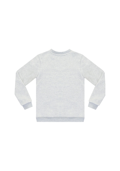 Denokids Rawr Dino Erkek Çocuk Sweatshirt -  Gri Melanj