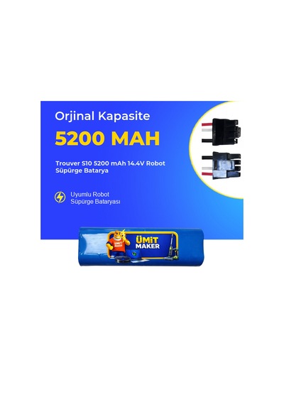 Trouver S10 5200 Mah 14.4v Robot Süpürge Batarya