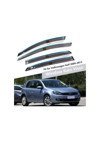 Vw Golf 6 Krom Çıtalı Cam Rüzgarlığı 2009-2012