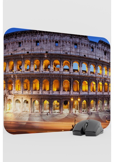 Roma İtalya V1 48x40 Xl Gaming Kauçuk Kaymaz Taban Mouse Pad Fare Altlığı