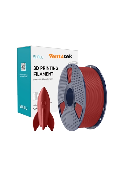 Sunlu Kırmızı High Speed Pla Filament - 1.75mm - 1 Kg Kırmızı