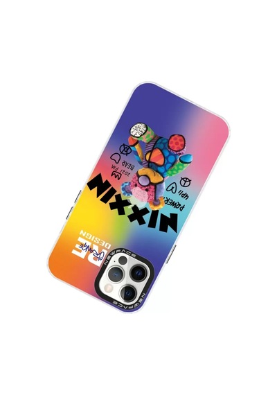 Newface Apple İphone 12 Pro Max Kılıf Estoril Desenli Kapak - Estoril - 11 Mavi