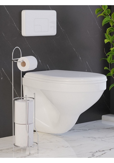 Suntel Tuvalet Kağıtlığı Tuvalet Kağıdı Standı Banyo Düzenleyici Banyo Organizer