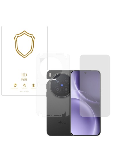 Microcase Vivo X300 Pro İle Uyumlu Full Tpu Ön Arka Ve Yan 360 Nano Koruma- Ekm116