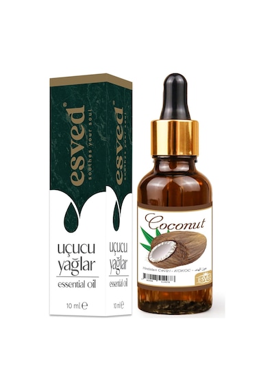 Hindistan Cevizi Kokusu Saf Esansiyel Uçucu Yağ Buhurdanlık Yağı Difüzör Esansı Aromaterapi Ortam Koku 10ml