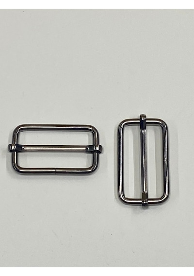 Karantuhafiye Çanta Sürgüsü / Ayar Tokası / 2 Li Set / 3 Cm Antrasit 4 Cm Antrasit 4 Cm Antrasit Çok Renkli