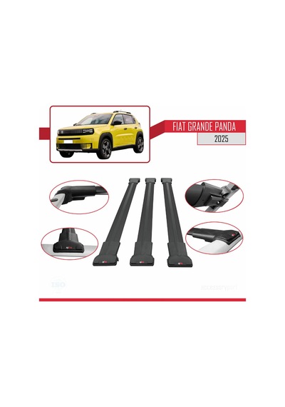 Fiat Grande Panda 2025-2025 Arası İle Uyumlu Fly Model Ara Atkı T